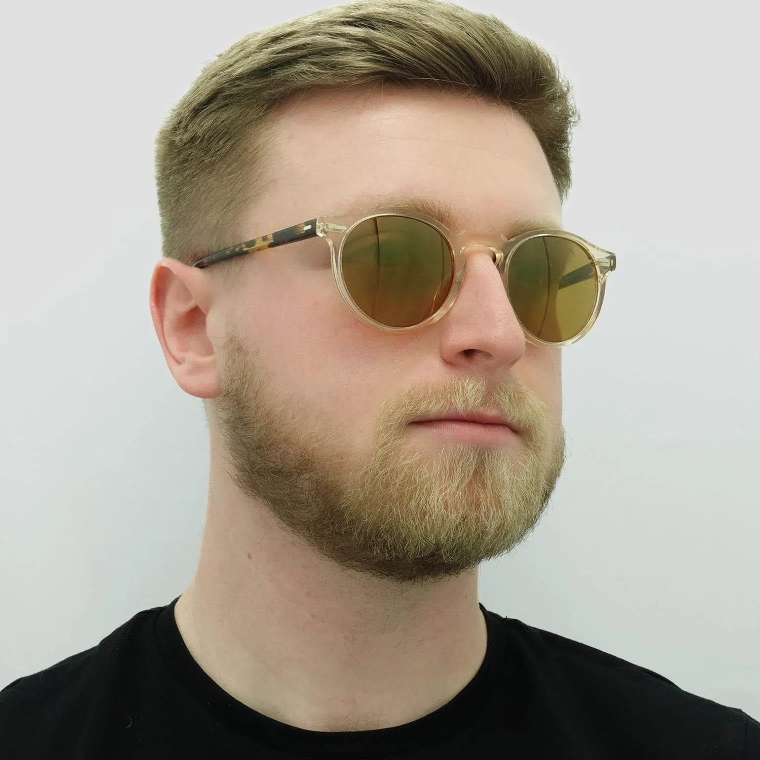 Oliver Peoples Sunglasses Gregory Peck OV5217S 1485W4 Buff and Dark To