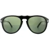 Persol Sunglasses 0649 95/31 Black Green 56mm
