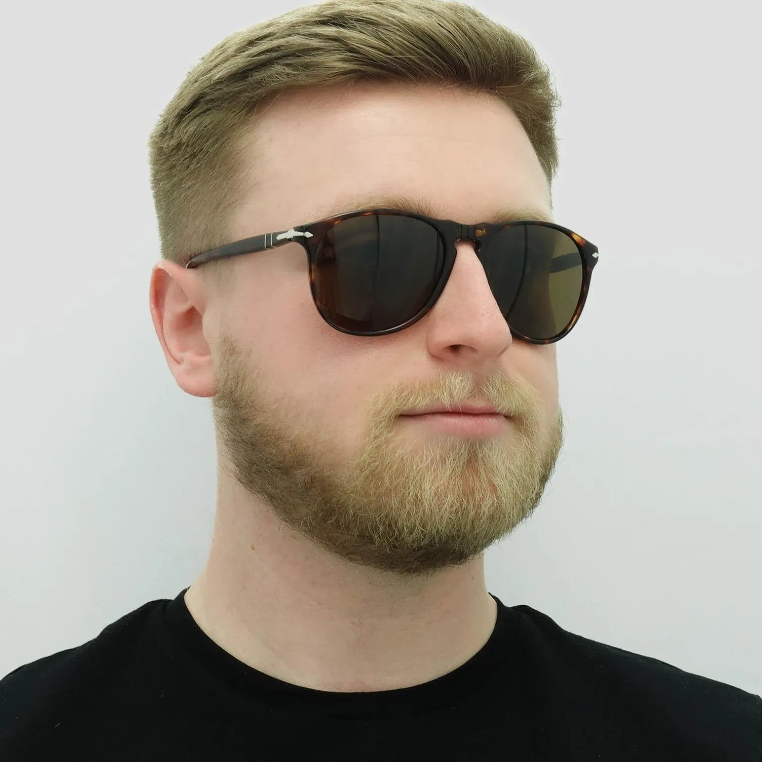 Persol Sunglasses 9649 24/57 Havana Crystal Brown Polarized