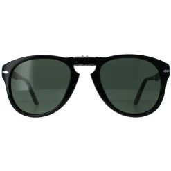 Persol Sunglasses PO0714 95/31 Black Green Folding 54mm
