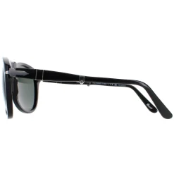 Persol Sunglasses PO0714 95/58 Black Green Polarized Folding 54mm
