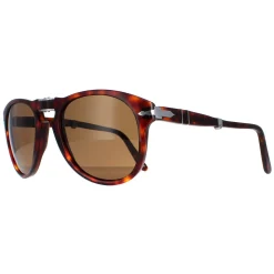 Persol Sunglasses PO0714 24/57 Havana Brown Polarized Folding 54mm