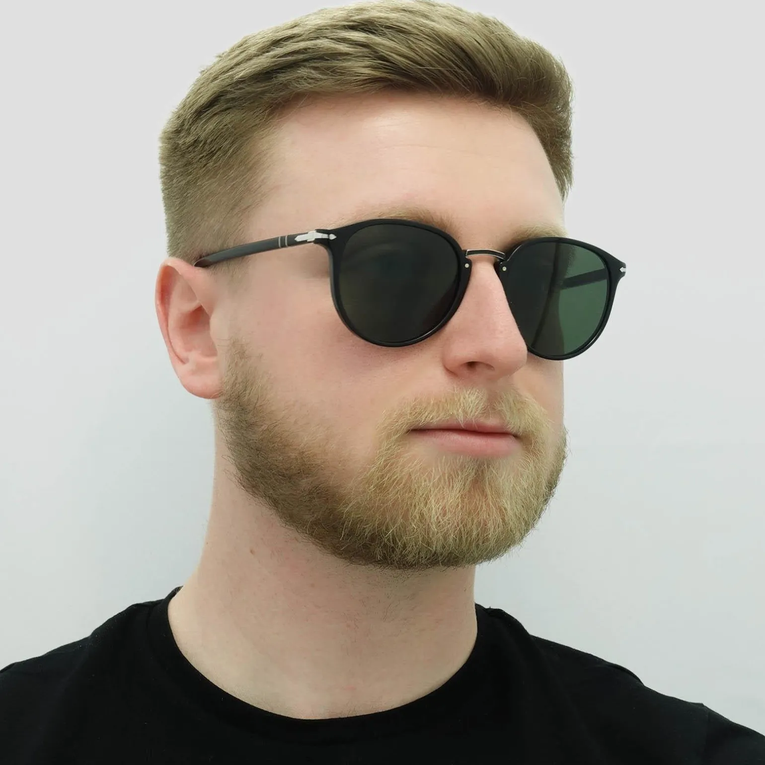 Persol Sunglasses PO3210S 95/31 Black Green 54mm
