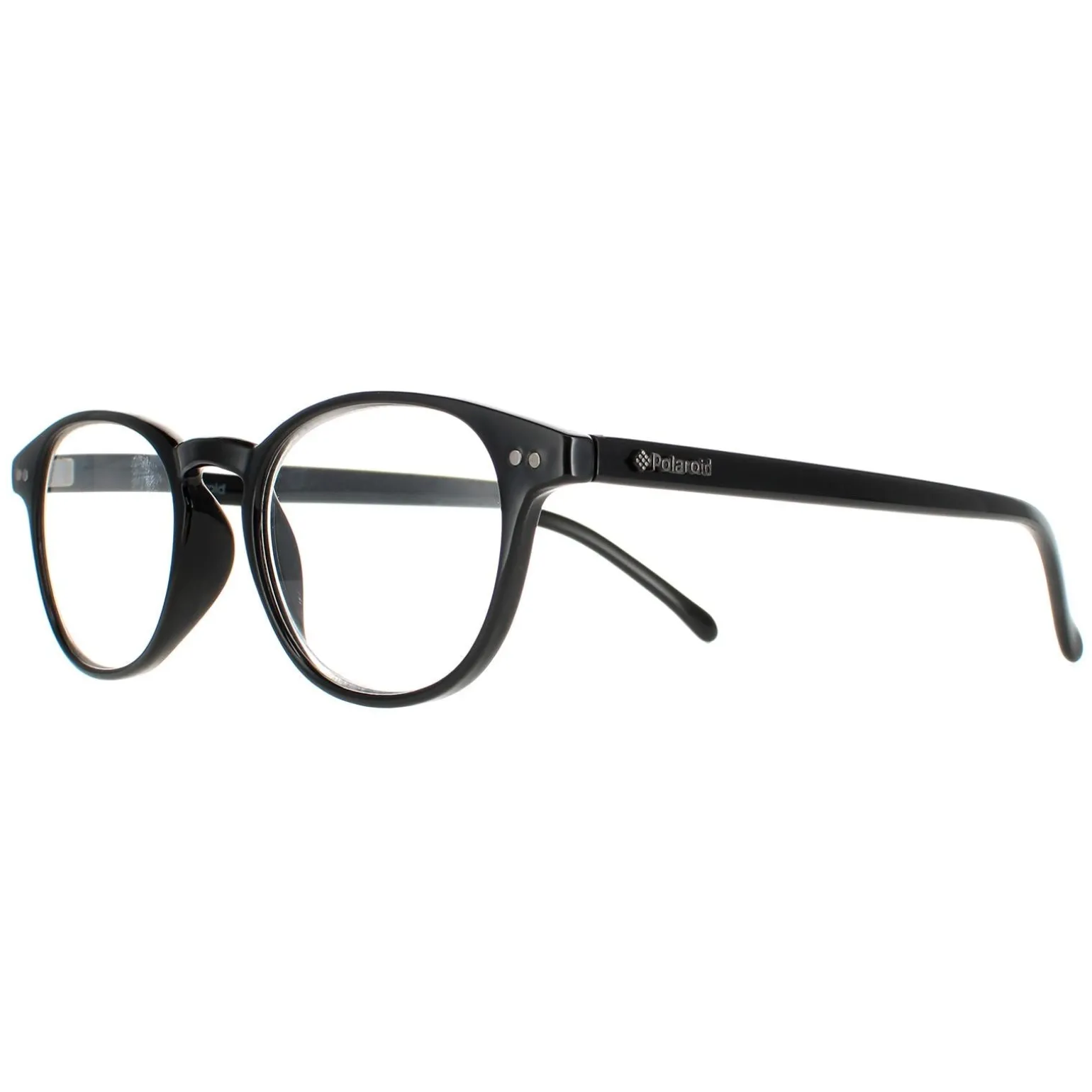 Polaroid Glasses Frames PLD 0008/R/CH Readers D28 Shiny Black Men Wome