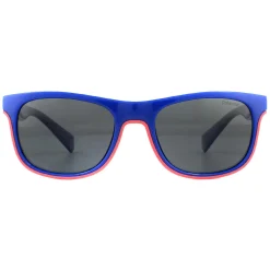 Polaroid Kids Sunglasses PLD 8041/S RTC M9 Blue Orange Grey Polarized