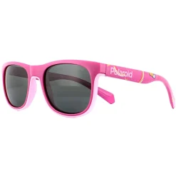 Polaroid Kids Sunglasses PLD 8035/S MU1 M9 Fuschia Grey Polarized