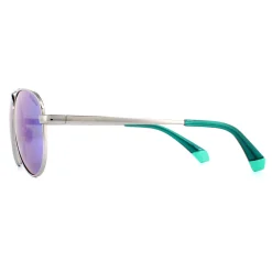 Polaroid Kids Sunglasses 8015/N/NEW 6LB 5Z Ruthenium Green Mirror Pola