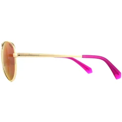 Polaroid Kids Sunglasses 8015/N/NEW J5G AI Gold Pink Mirror Polarized