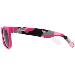 Polaroid Kids Sunglasses P0300 TCS Y2 Pink Camo Grey Polarized