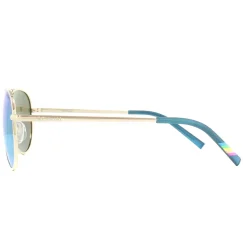Polaroid Kids Sunglasses 8015/N J5G JY Gold Blue Miror Polarized