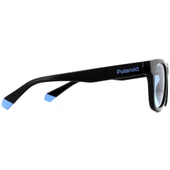 Polaroid Kids Sunglasses 8009/N/NEW D51 C3 Black Blue Blue Polarized
