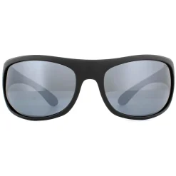 Polaroid Sport Sunglasses 07886 003 EX Matte Black Grey Silver Polariz