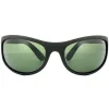 Polaroid Sport Sunglasses P7334 9CA RC Black Rubber Green Polarized