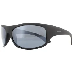 Polaroid Sport Sunglasses 07886 003 EX Matte Black Grey Silver Polariz