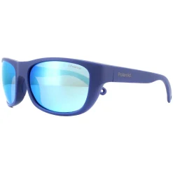 Polaroid Sport Sunglasses PLD 7030/S FLL 5X Matte Blue Blue Mirror Pol