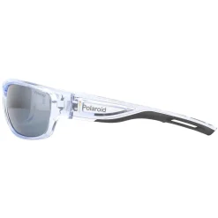 Polaroid Sport Sunglasses PLD 7028/S MNG EX Crsytal Black Grey Silver