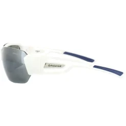 Polaroid Sport Sunglasses P7422 22J Y2 White & Blue Grey Polarized
