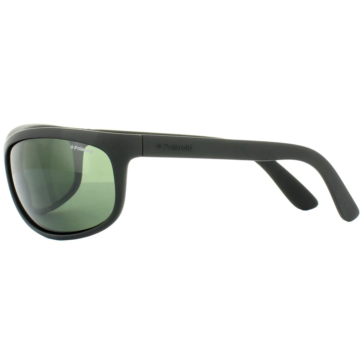 Polaroid Sport Sunglasses P7334 9CA RC Black Rubber Green Polarized