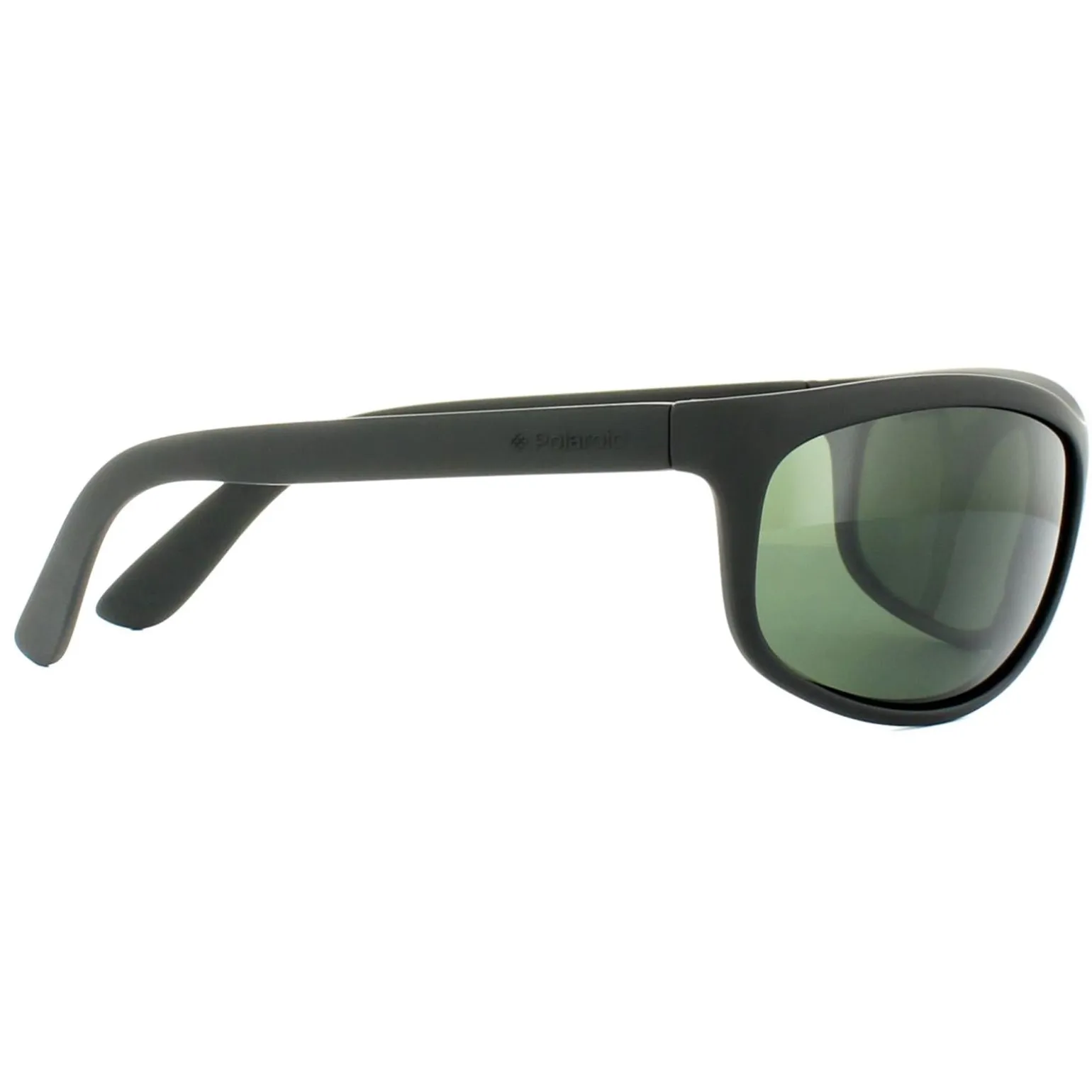Polaroid Sport Sunglasses P7334 9CA RC Black Rubber Green Polarized