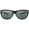 Polaroid Suncovers Fit Over Glasses Sunglasses 9004/S DL5 Y2 Matte Bla