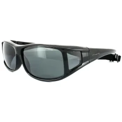 Polaroid Suncovers Fit Over Glasses Sunglasses P8901 KIH Y2 Black Grey
