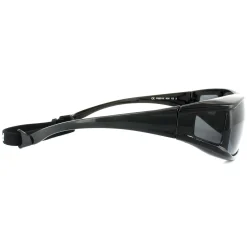 Polaroid Suncovers Fit Over Glasses Sunglasses P8901 KIH Y2 Black Grey