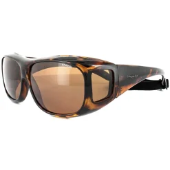 Polaroid Suncovers Fitover Sunglasses 08535 0BM HE Havana Copper Polar