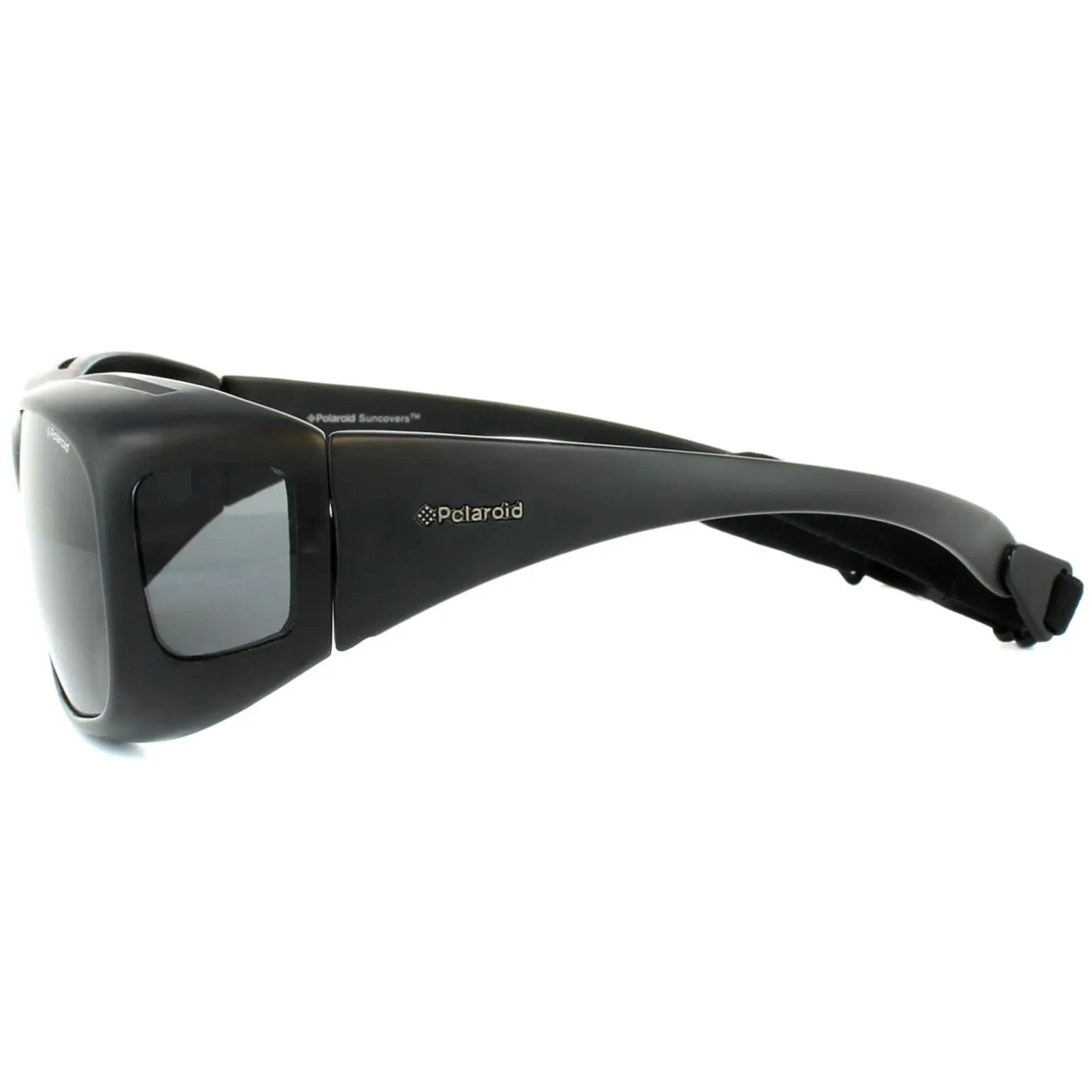 Polaroid Suncovers Fitover Sunglasses 08535 KIH Y2 Black Grey Polarize