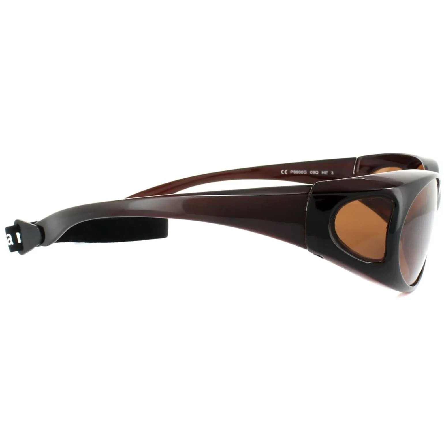 Polaroid Suncovers Fitover Sunglasses P8900 09Q HE Brown Copper Polari