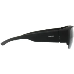 Polaroid Suncovers Fitover Sunglasses PLD 9007/S DL5 Y2 Black Grey Pol