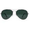 Polaroid Sunglasses 04213 00U H8 Gold Green Polarized