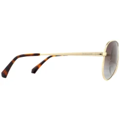 Polaroid Sunglasses 6012/N/NEW J5G LA Gold Brown Gradient Polarized 56