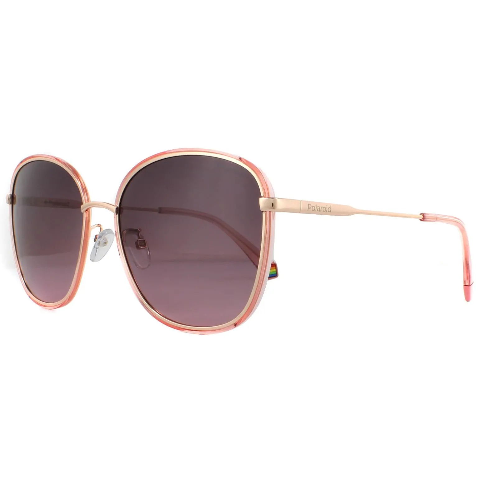 Polaroid Sunglasses PLD 6117/G/S S45 JR Pink Gold Burgundy Gradient Po