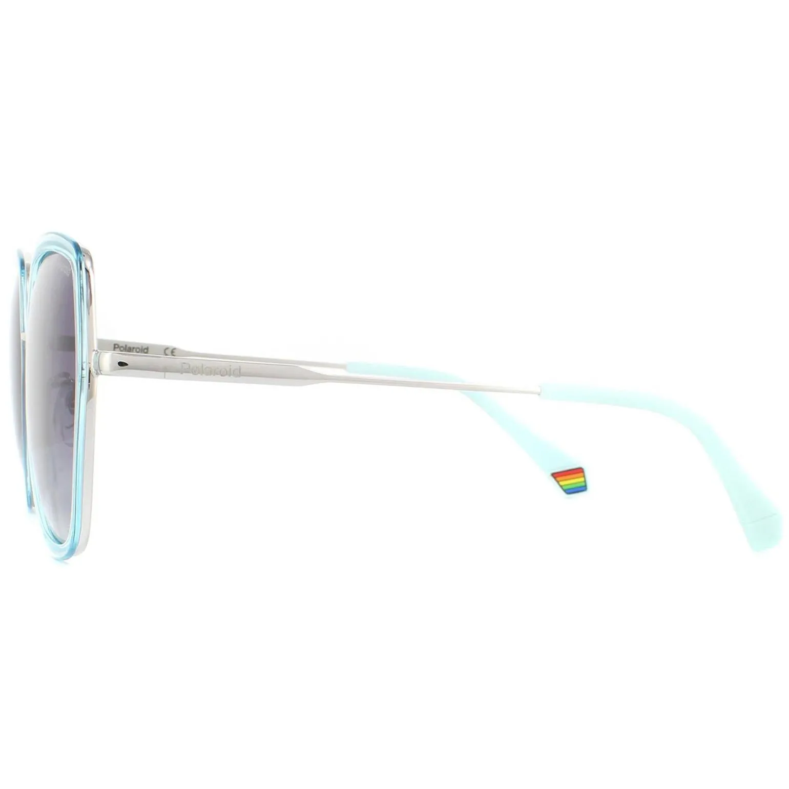 Polaroid Sunglasses PLD 6153/G/S MVU/WJ Azure Grey Gradient Polarized