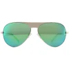 Polaroid Sunglasses PLD 2067/S/X 3YG 5Z Light Gold Grey Metallic Green