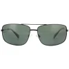 Polaroid Sunglasses PLD 2101/S 003 UC Matte Black Green Polarized