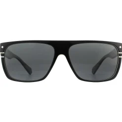 Polaroid Sunglasses PLD 6086/S/X 9HT M9 Black Ivory Grey Polarized