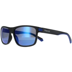 Polaroid Sunglasses PLD 2121/S 0VK 5X Matte Black Blue Blue Mirror Pol
