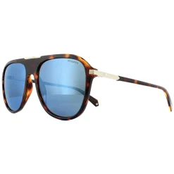 Polaroid Sunglasses PLD 2070/S/X 086 5X Dark Havana Grey Blue Mirror P