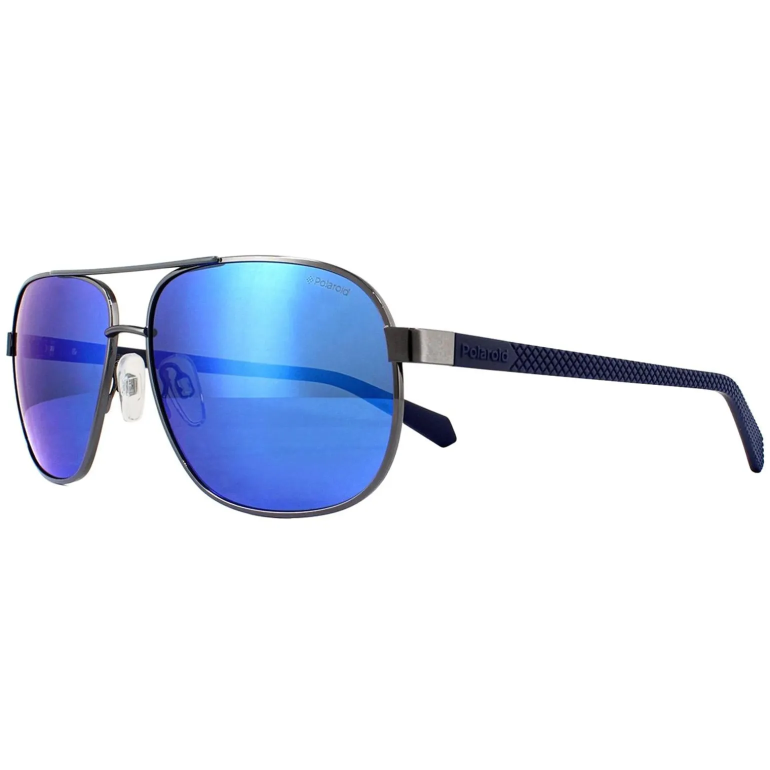 Polaroid Sunglasses PLD 2059/S KJ1 5X Dark Ruthenium Grey Blue Mirror