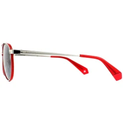 Polaroid Sunglasses PLD 6070/S/X J2B M9 Silver Red Grey Polarized