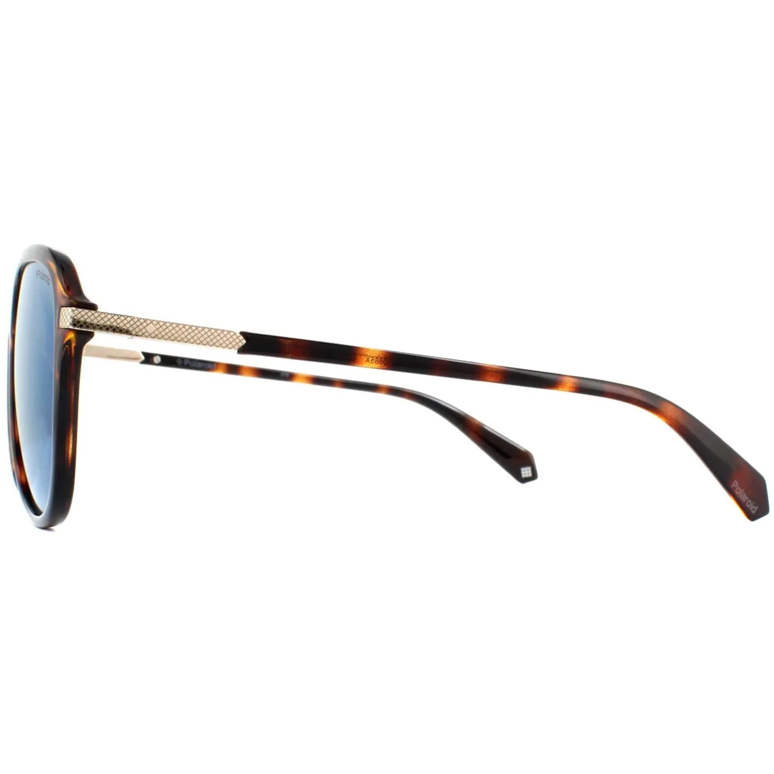Polaroid Sunglasses PLD 2070/S/X 086 5X Dark Havana Grey Blue Mirror P