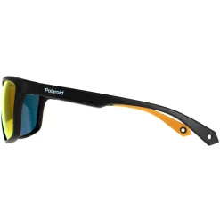 Polaroid Sunglasses PLD 7040/S 71C OZ Black Yellow Red Mirror Polarize