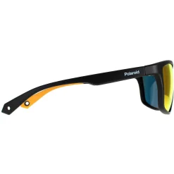 Polaroid Sunglasses PLD 7040/S 71C OZ Black Yellow Red Mirror Polarize