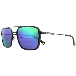 Polaroid Sunglasses 6115/S RNB FG Black Blue and Green Polarized
