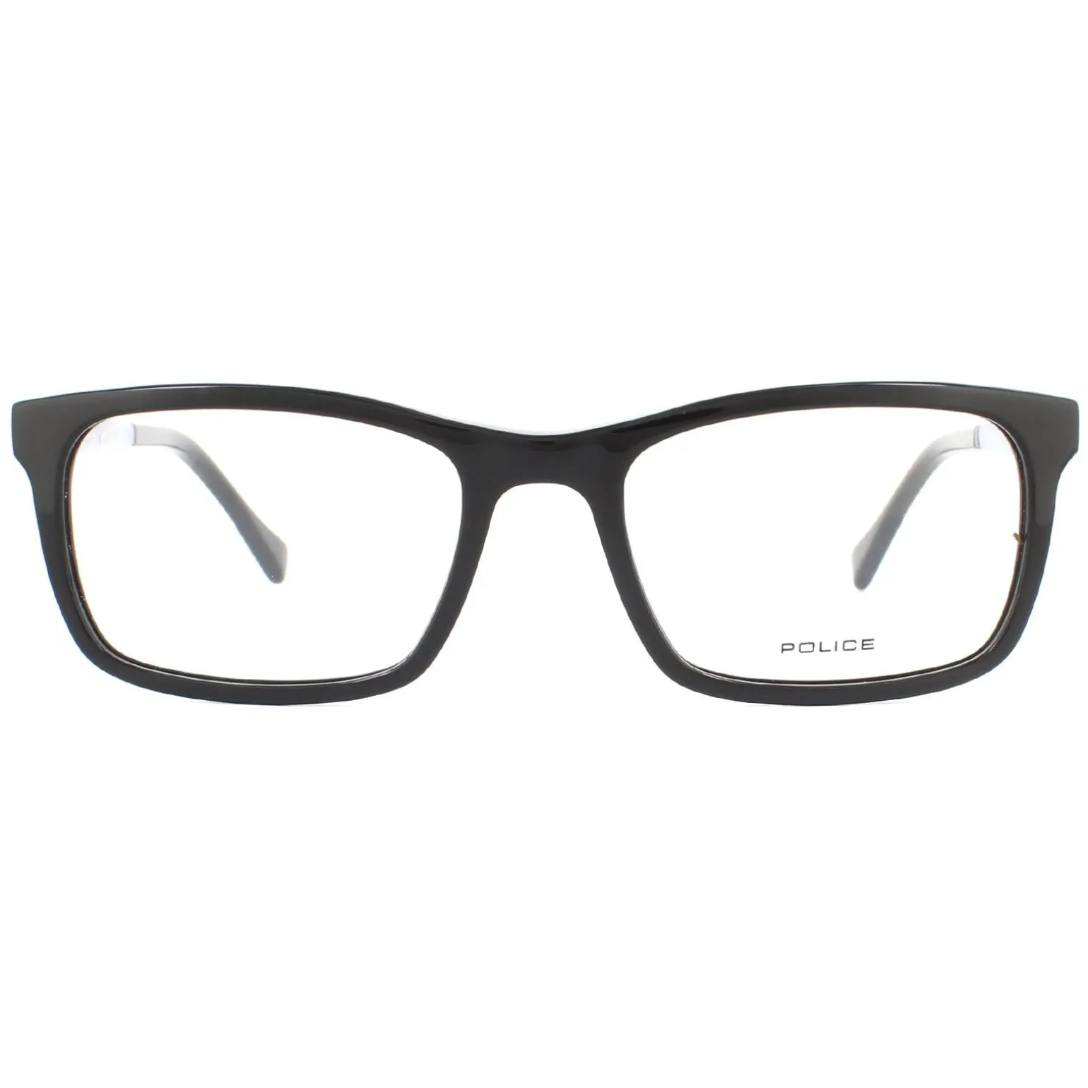 Police Glasses Frames Victory 2 VPL262N 0700 Shiny Black Men