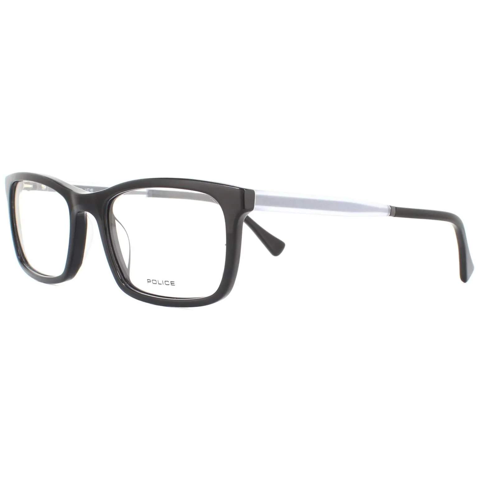Police Glasses Frames Victory 2 VPL262N 0700 Shiny Black Men