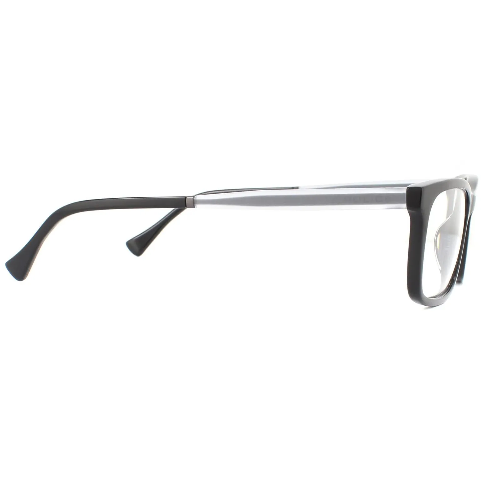 Police Glasses Frames Victory 2 VPL262N 0700 Shiny Black Men