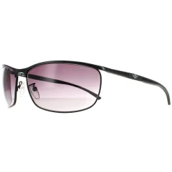 Police Sunglasses S8647 0531 Total Semi Matte Black Smoke Gradient