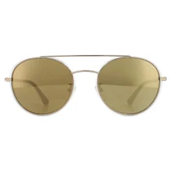 Police Sunglasses SPL870 Coupe 1 8FFG Light Gold Crystal Grey Brown Go